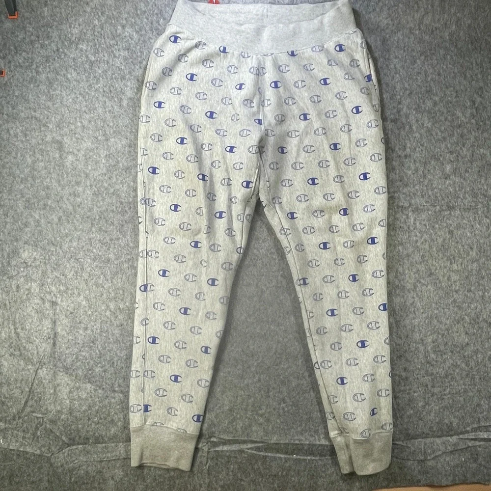 Champion Reverse Weave Jogger Sweatpants MensXL Logo AOP Urban Streetwear